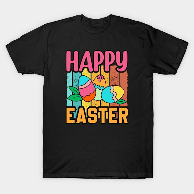 Happy Easter Eggs - Easter Day T-Shirt by DMMGear